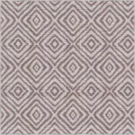 Latina Geometrik Bej Polyester ve Pamuklu Yıkanabilir Kaydırmaz Taban Dijital Baskı Halı - Görsel 5