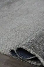 Nasino Modern Gri Polyester Makine Halısı - Görsel 6