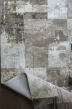 Morene Modern Krem Polyester Makine Halısı - Görsel 4