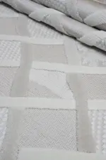 Totes Modern Krem Polyester Makine Halısı - Görsel 7