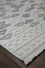 Baiso Modern Krem Polyester Makine Halısı - Görsel 2