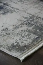 Privas Modern Gri Akrilik Makine Halısı - Görsel 2