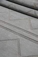 Bandol Modern Gri Yıkanabilir Polyester Makine Halısı - Görsel 6