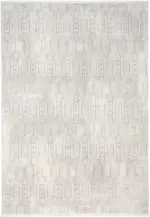 Cuneo Modern Krem Polyester Makine Halısı