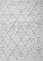 Malte Modern Gri Polyester Makine Halısı