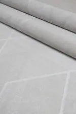 Driel Modern Krem Akrilik Makine Halısı - Görsel 7