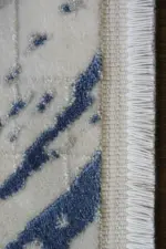 Burton Modern Gri Akrilik Makine Halısı - Görsel 3