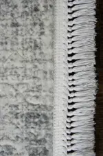 Buda Modern Krem Akrilik Makine Halısı - Görsel 3