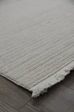 Ostuni Modern Gri Polyester Makine Halısı - Görsel 2