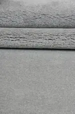 Pinto Shagy Gri Polyester Makine Halısı - Görsel 5