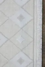 Batley Modern Krem Akrilik Makine Halısı - Görsel 3