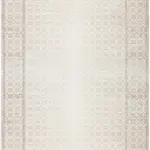 Veuil Çerçeveli Bej Akrilik Makine Halısı