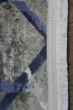 Baeza Modern Gri Akrilik Makine Halısı - Görsel 3