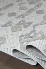 Baiso Modern Krem Polyester Makine Halısı - Görsel 6