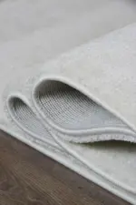 Parla Shagy Krem Polyester Makine Halısı - Görsel 6