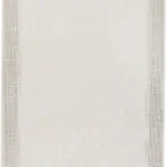 Savio Çerçeveli Krem Akrilik Makine Halısı