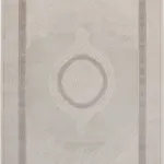 Pulgar Çerçeveli Krem Akrilik Makine Halısı