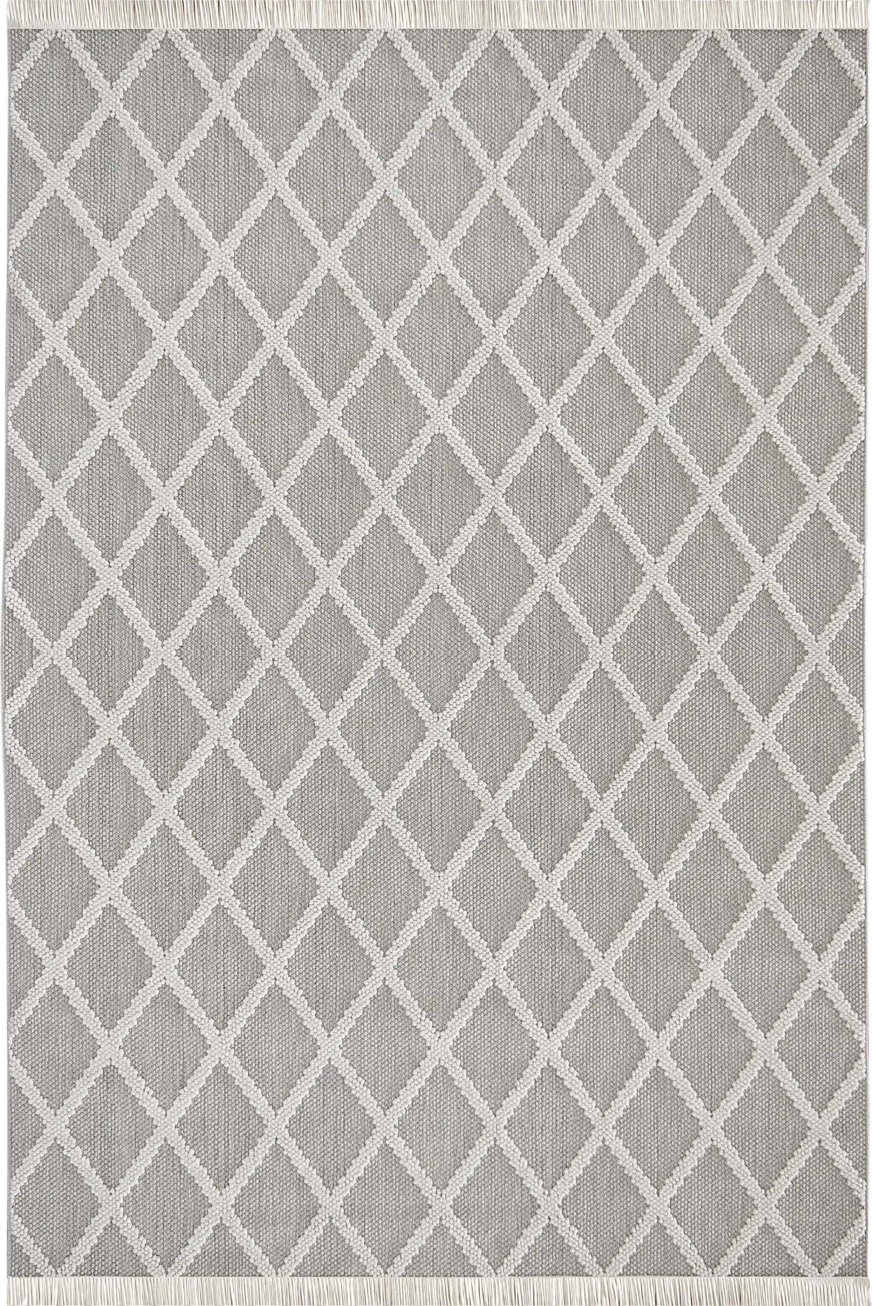 GeLr4to7NRaoHTfm069RNhNGNZ36skFy_q40_contain Busseto Modern Gri Krem Çizgili Polyester Makine Halısı - Görsel 1