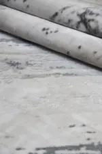 Niel Modern Gri Akrilik Makine Halısı - Görsel 6