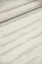 Nismes Modern Krem Polyester Makine Halısı - Görsel 4