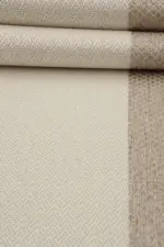 Sefton Krem Bej Çizgili Modern Sisal Makine Halısı - Görsel 5