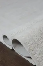 Terme Çerçeveli Krem Akrilik Makine Halısı - Görsel 6