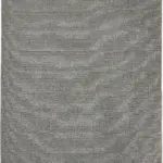 Nasino Modern Gri Polyester Makine Halısı