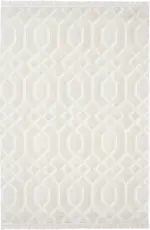 Urzy Modern Krem Polyester Makine Halısı