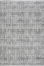 Lepre Modern Krem Antrasit Çizgili Akrilik Makine Halısı