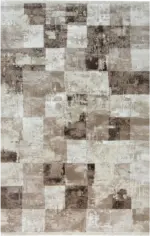 Morene Modern Krem Polyester Makine Halısı