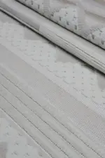 Radon Modern Krem Polyester Makine Halısı - Görsel 6