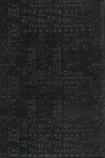 Sanya Modern Antrasit Yıkanabilir Polyester Makine Halısı