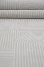 Bion Modern Krem Bohem Modeli Akrilik Makine Halısı - Görsel 5