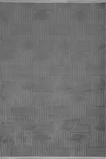 Verona Modern Antrasit Bohem Modeli Akrilik Makine Halısı