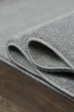 Pinto Shagy Gri Polyester Makine Halısı - Görsel 6