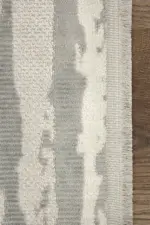 Forges  Modern Bej Polyester Makine Halısı - Görsel 3