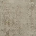 Vado Çerçeveli Bej Polyester Makine Halısı