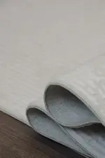 Kastila Modern Krem Akrilik Makine Halısı - Görsel 4