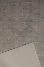 Dion Modern Krem Gri Desenli Polyester Makine Halısı - Görsel 4