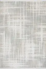 Turbi Modern Bej Akrilik Makine Halısı