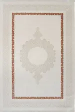 Forton Çerçeveli Krem Akrilik Makine Halısı