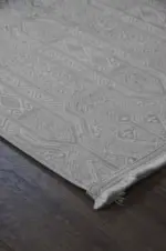 Bruino Modern Krem Polyester Makine Halısı - Görsel 2