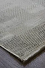 Chieri Modern Krem Polyester Makine Halısı - Görsel 2