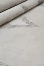 Lutley Çerçeveli Krem Akrilik Makine Halısı - Görsel 7