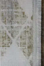 Luart Modern Krem Akrilik Makine Halısı - Görsel 3