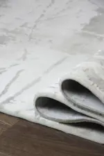 Brembio Modern Krem Polyester Makine Halısı - Görsel 6