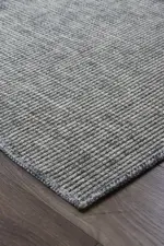 Magny Modern Gri Polyester Makine Halısı - Görsel 2