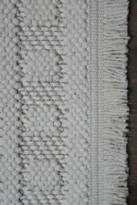 Baiso Modern Krem Polyester Makine Halısı - Görsel 3