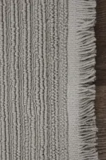 Ostuni Modern Gri Polyester Makine Halısı - Görsel 3