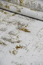 Gare Modern Krem Polyester Makine Halısı - Görsel 7